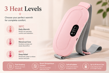 ZenRelix™ Heating & Massage Belt for Period & Back Pain Relief