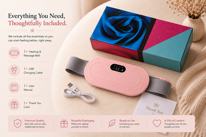 ZenRelix™ Heating & Massage Belt for Period & Back Pain Relief