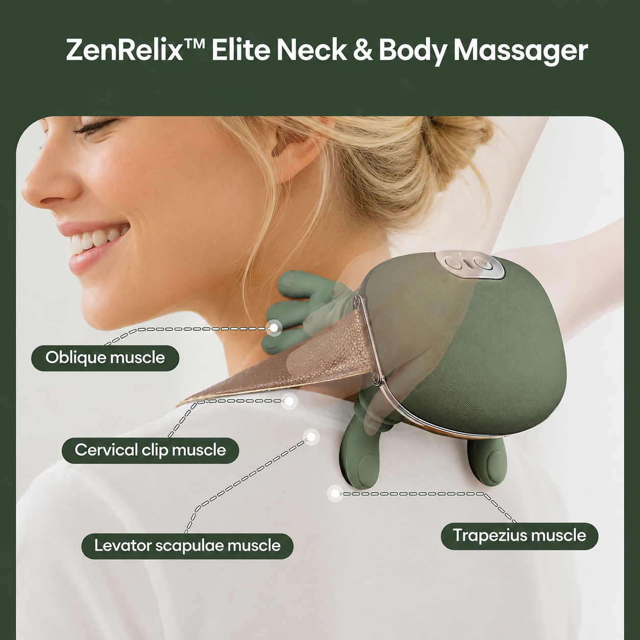 ZenRelix™ Elite Neck & Body Massager
